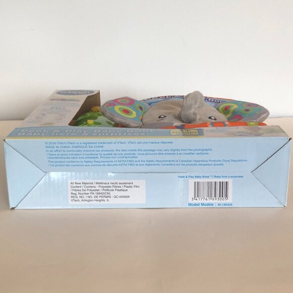 Brand New 📘 VTech Peek & Play Baby Book – English Edition 👶🎶🦁 - Picture 12 of 12